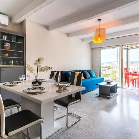 85m With Loggia Near The Sea * أنتيب